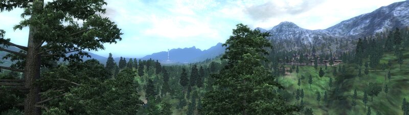Forest Landscape with Castle