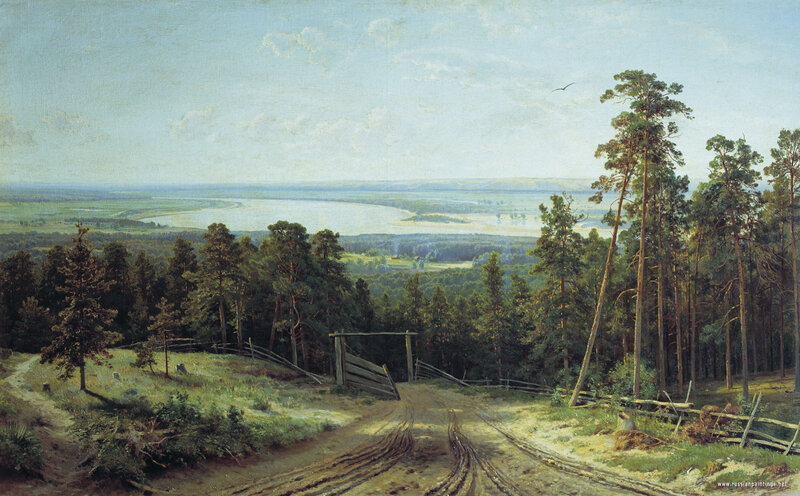Forest Landscape with River