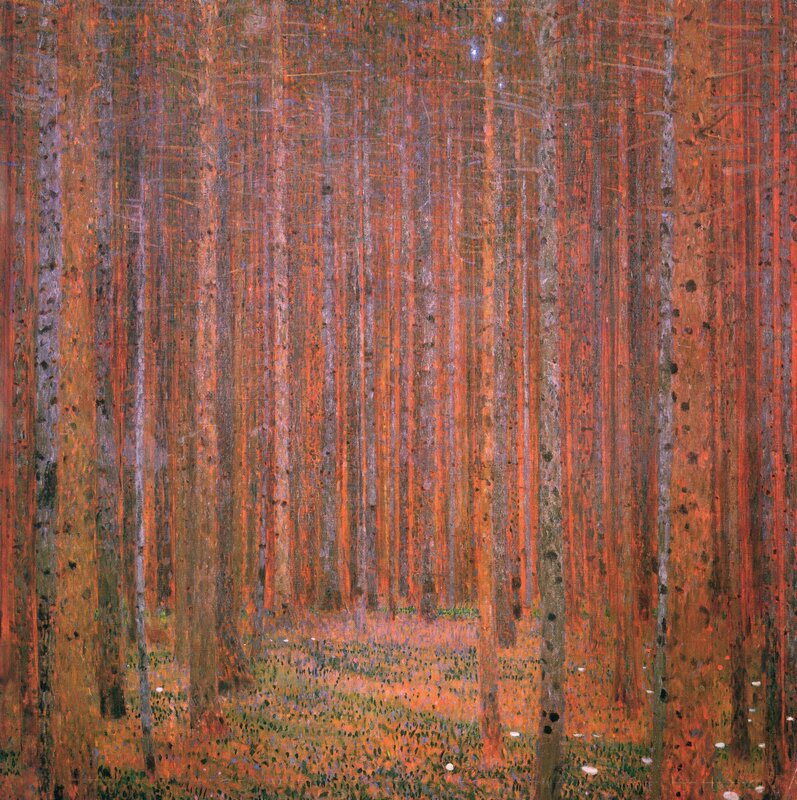 Forest of Trees Painting