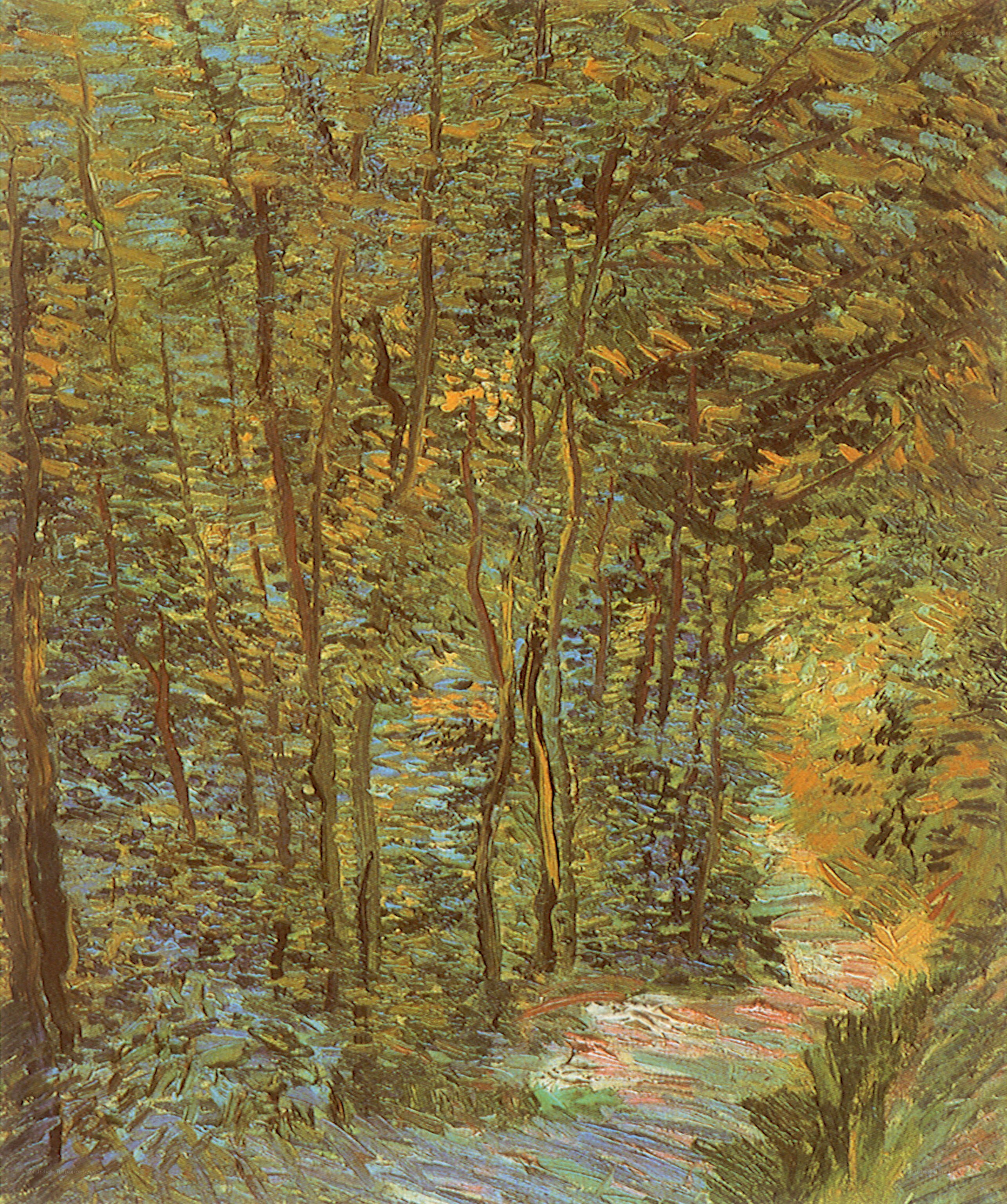 Forest Path Painting