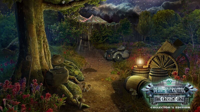 Forest Path with Circus Tent