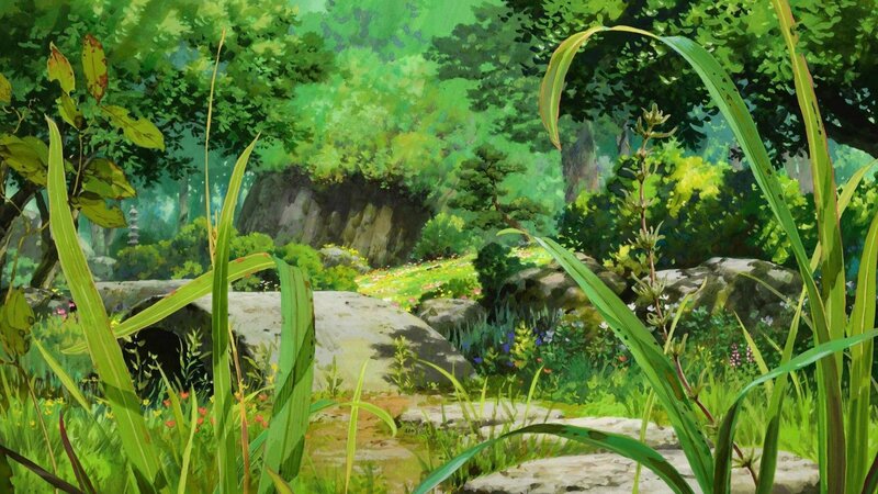Forest Path with Rocks — Green, Serene, Afternoon