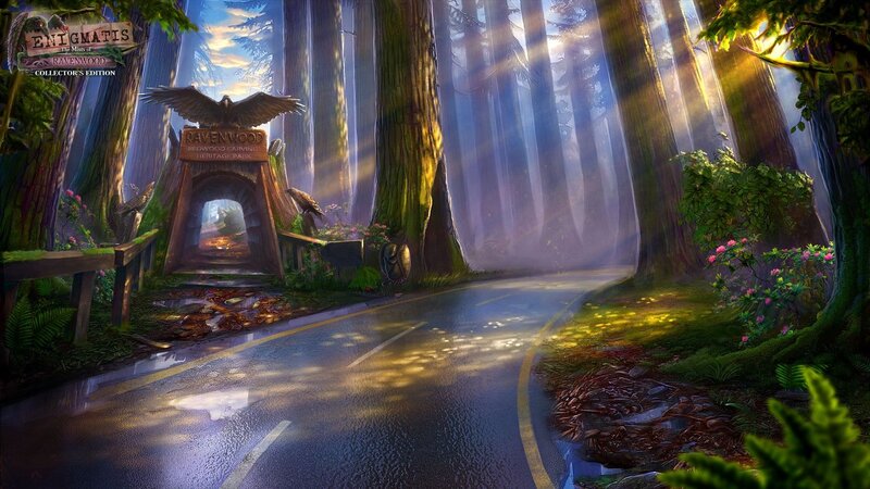 Forest Road with Archway