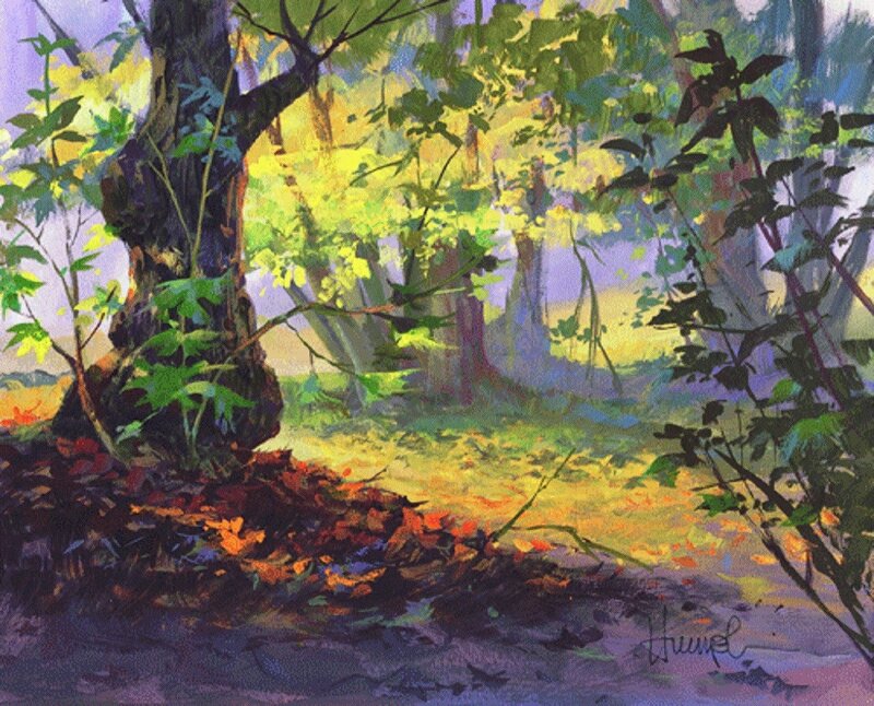 Forest Scene with Trees