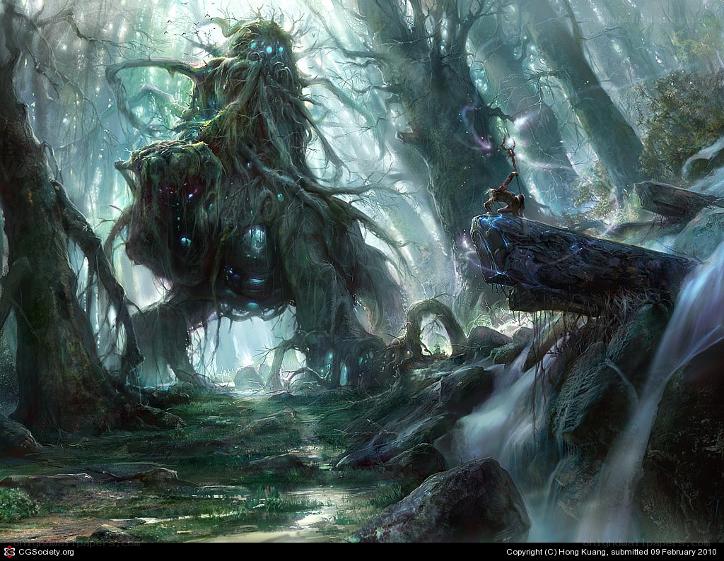 Forest Spirit and Warrior