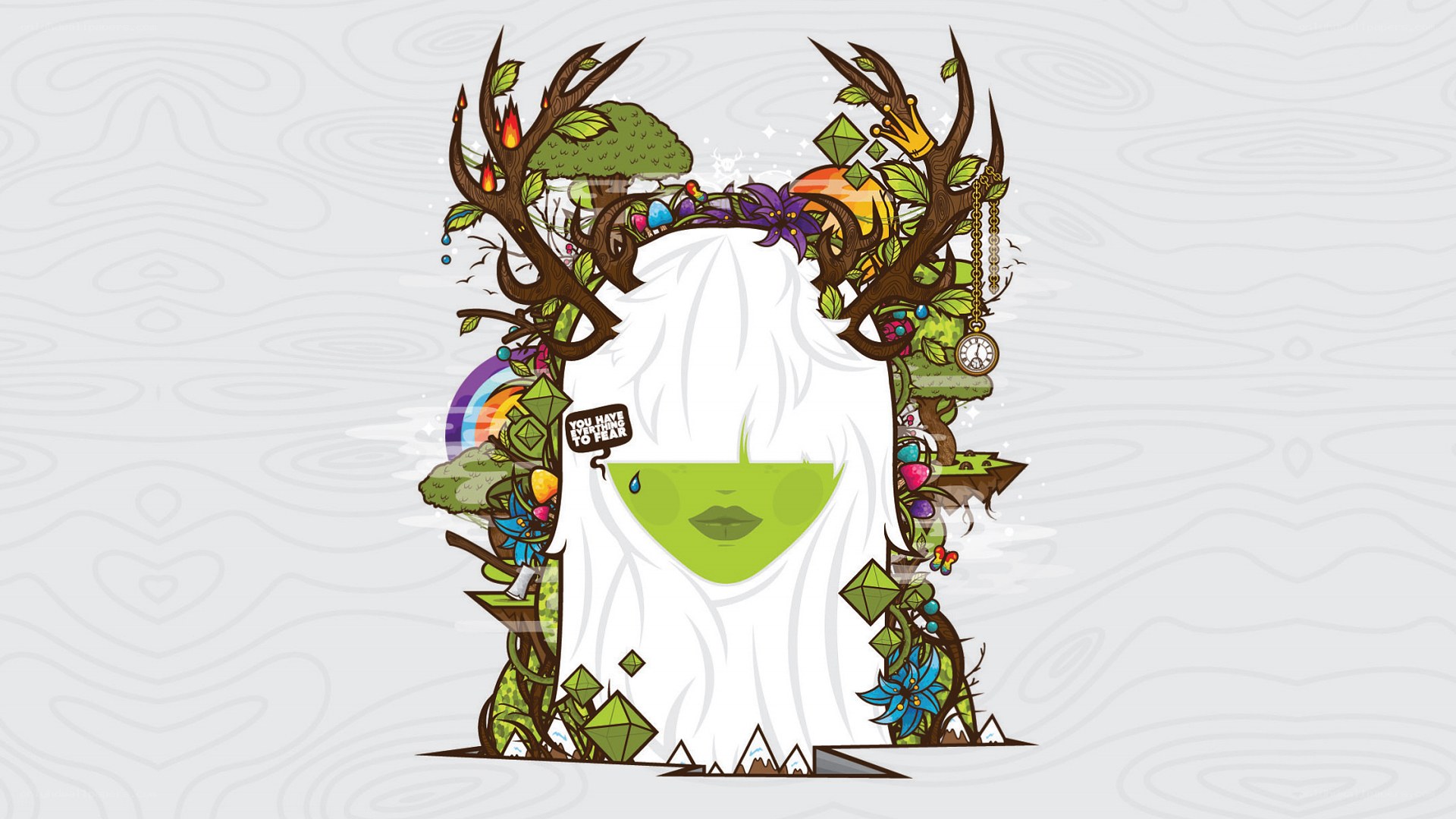forest spirit illustration