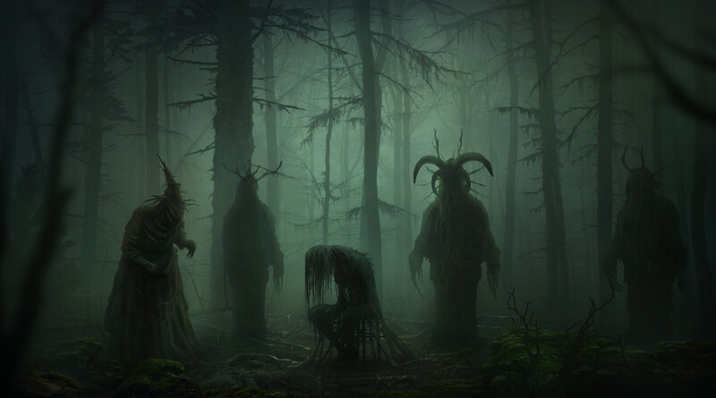 Forest Spirits in Mist