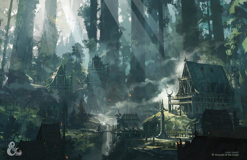 Forest Village in Ruins