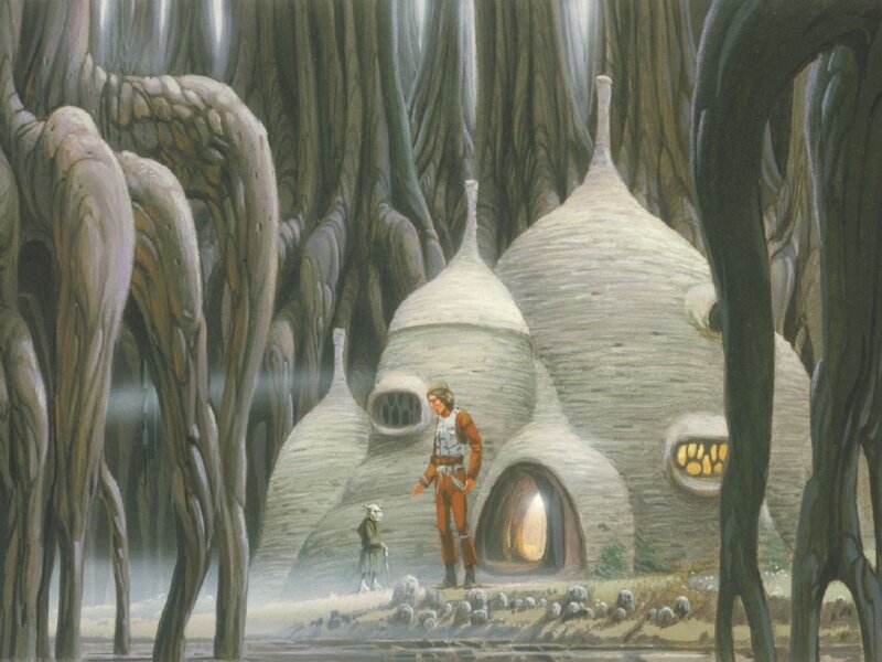 forest village with dome houses