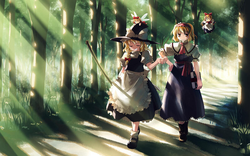 forest walk with witches