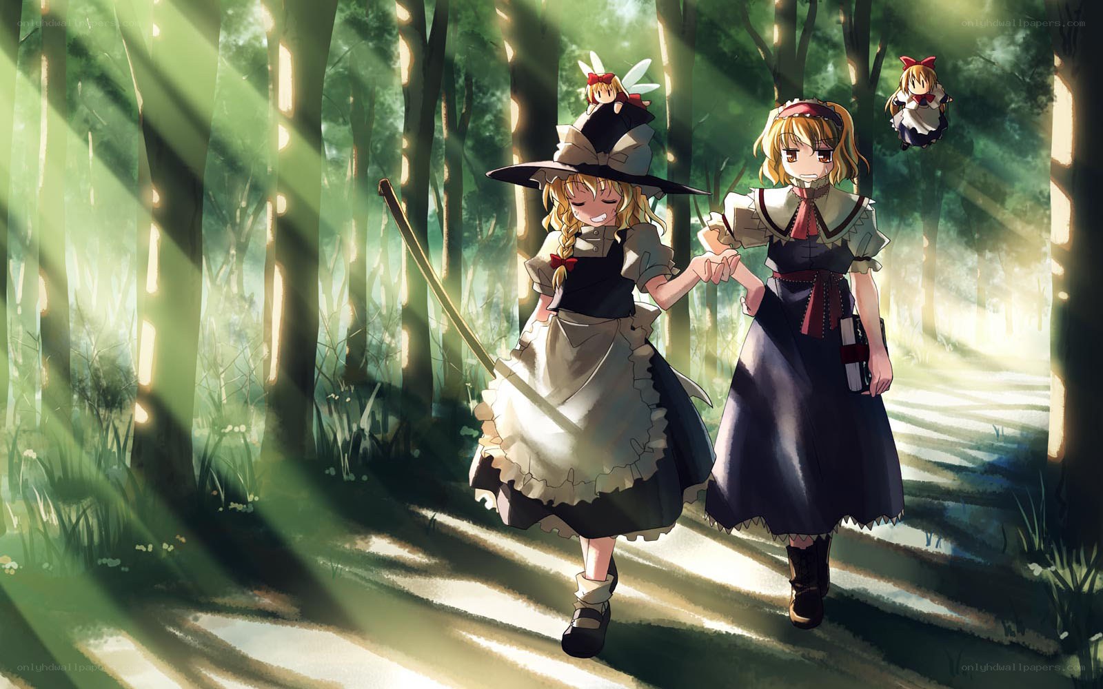 forest walk with witches