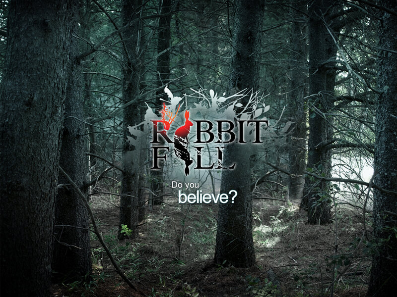 Forest with Logo Overlay