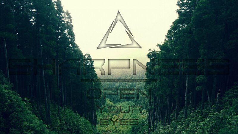 Forest with Text Overlay