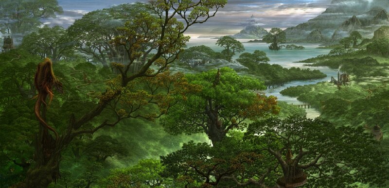 Forest with Treehouse