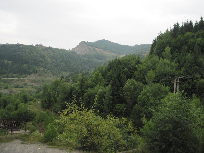Forested Hills with Quarry