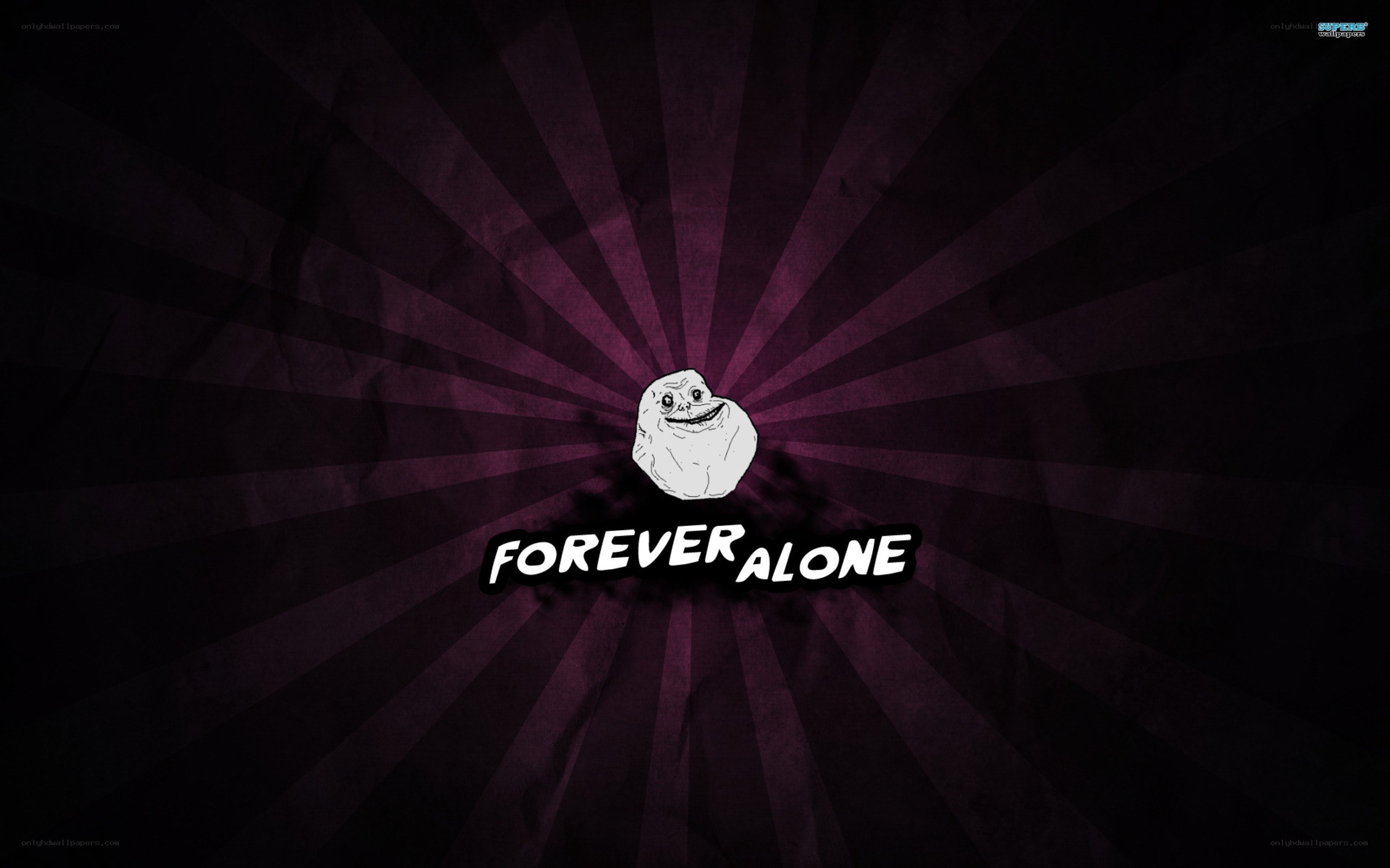 Forever Alone meme wallpaper