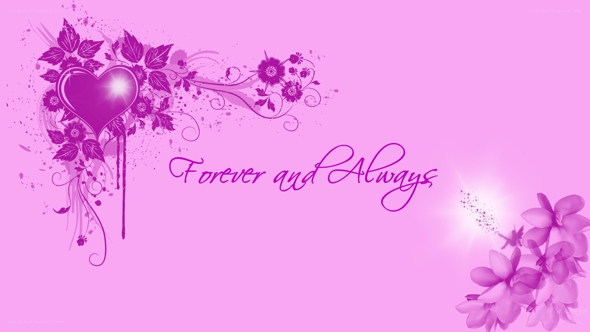 Forever and Always wallpaper