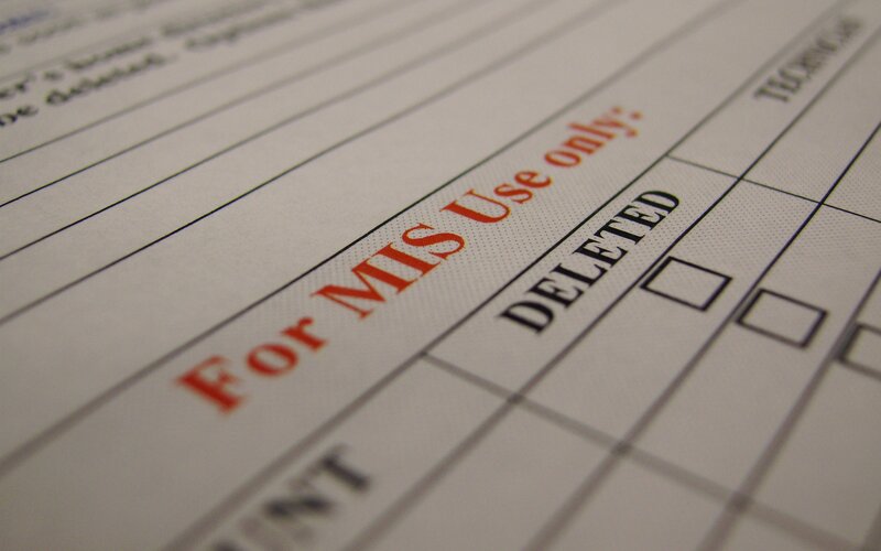 Form with 'For MIS Use Only' text