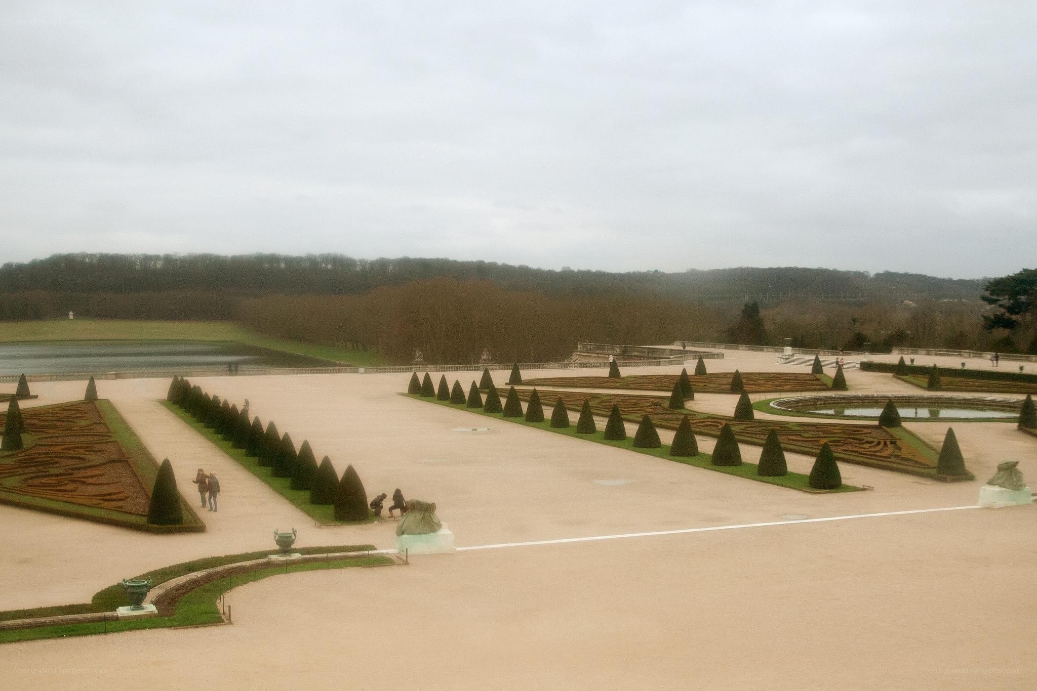 formal gardens at versailles