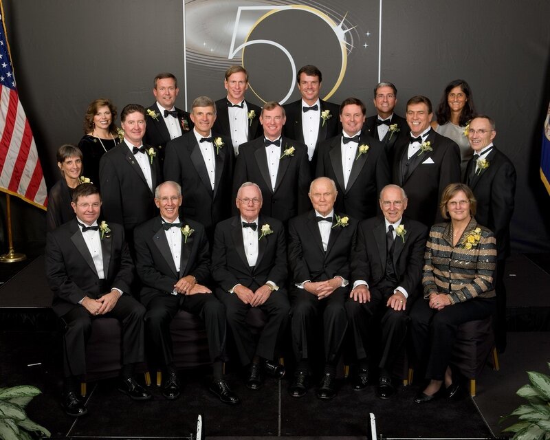 Formal group portrait at event
