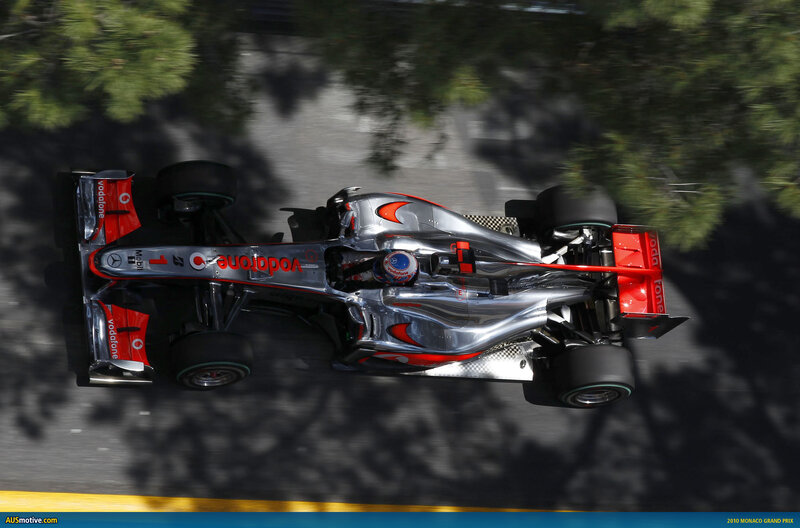Formula 1 car in Monaco