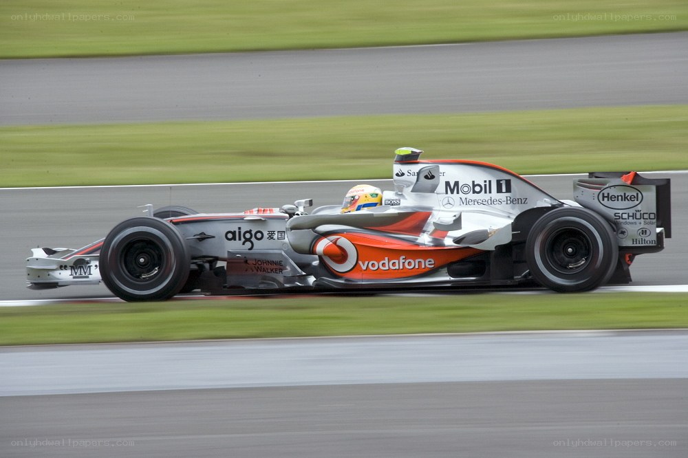 Formula 1 car on a racetrack