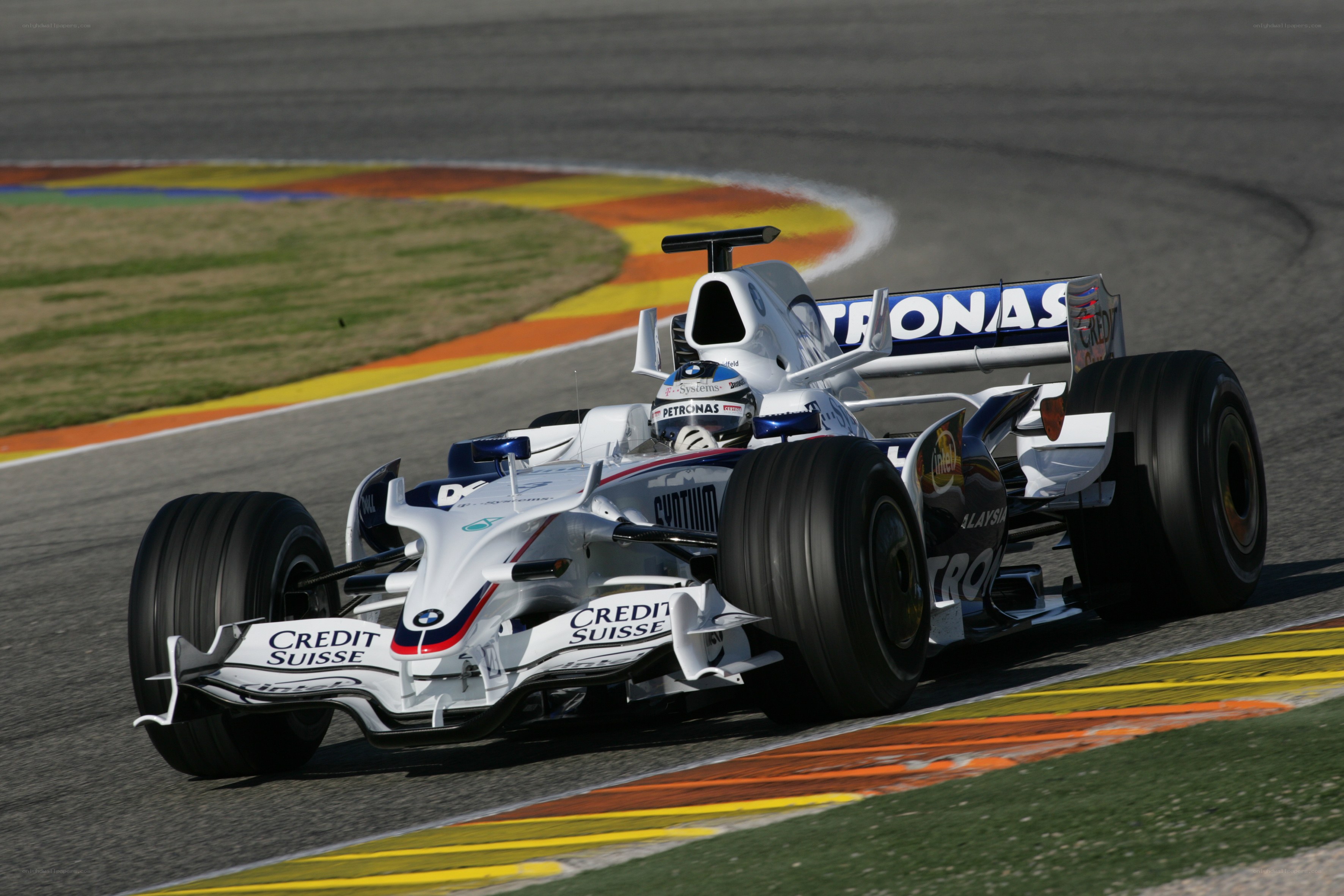 Formula 1 car on a racetrack