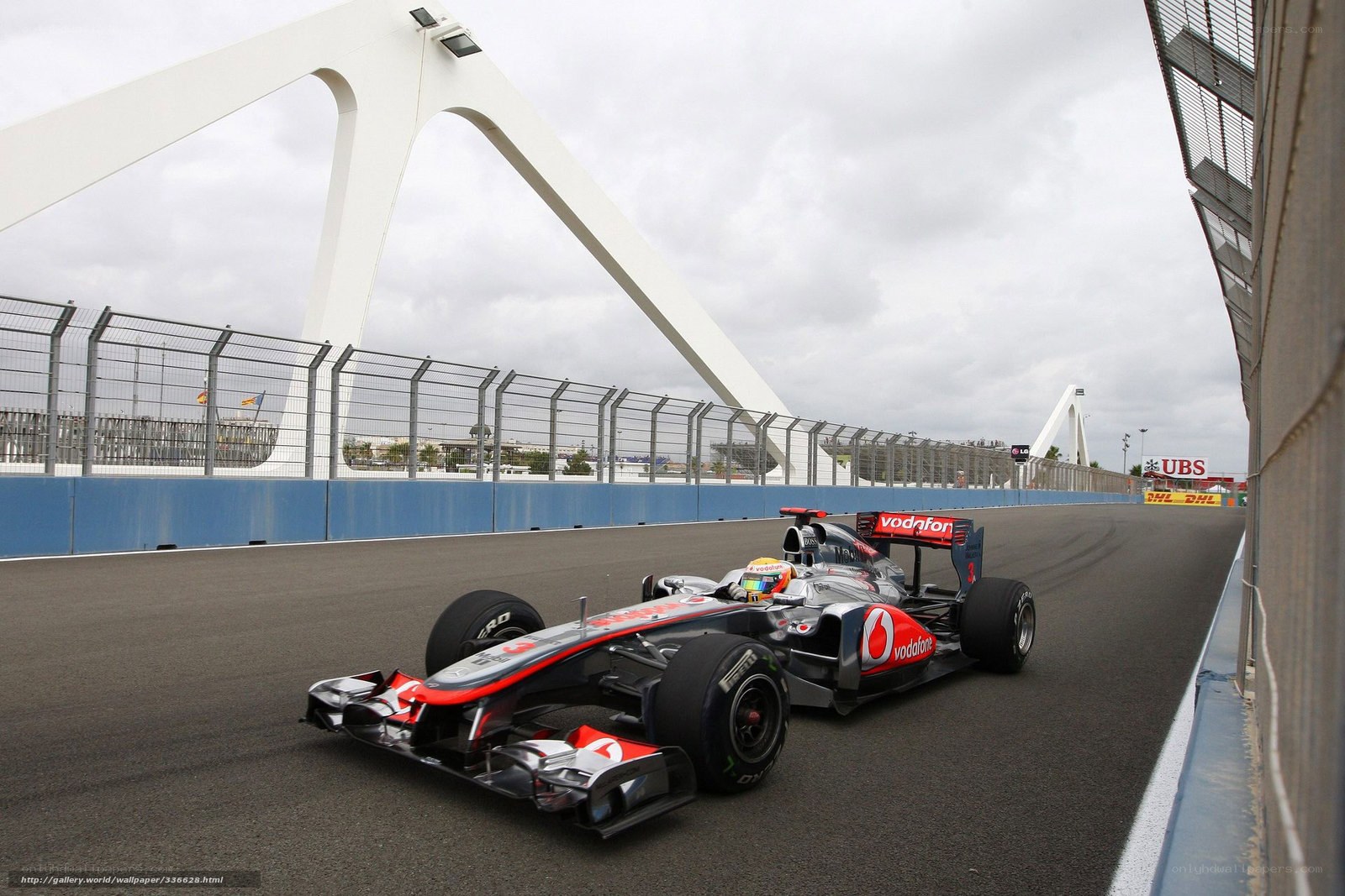 Formula 1 car on a racetrack