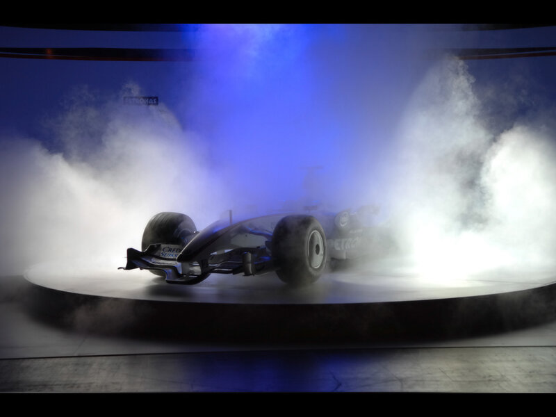 Formula 1 car on display