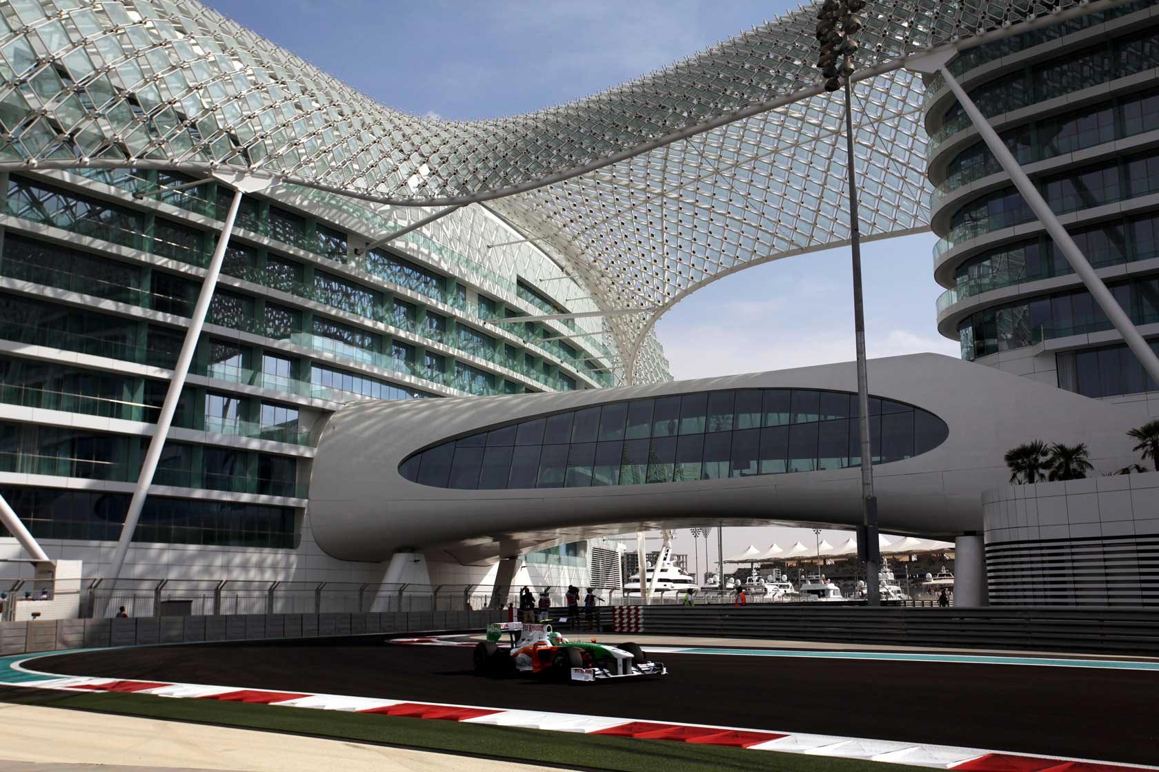 Formula 1 car on track