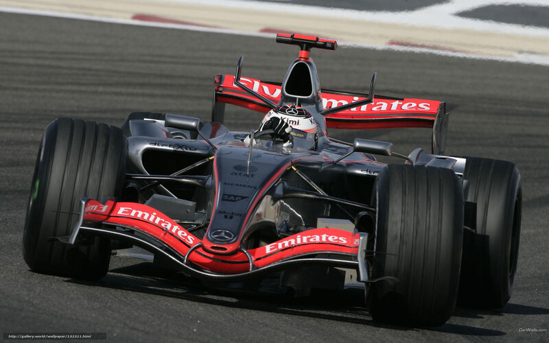 Formula 1 car on track
