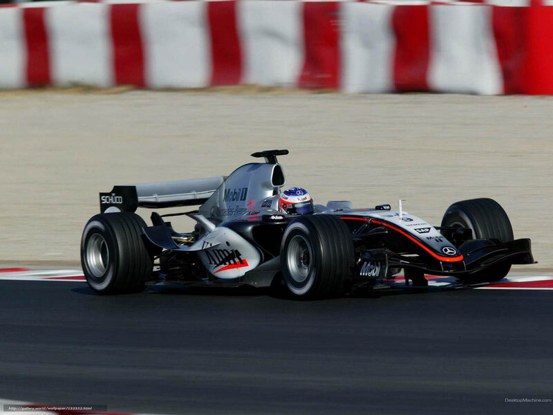 Formula 1 car on track