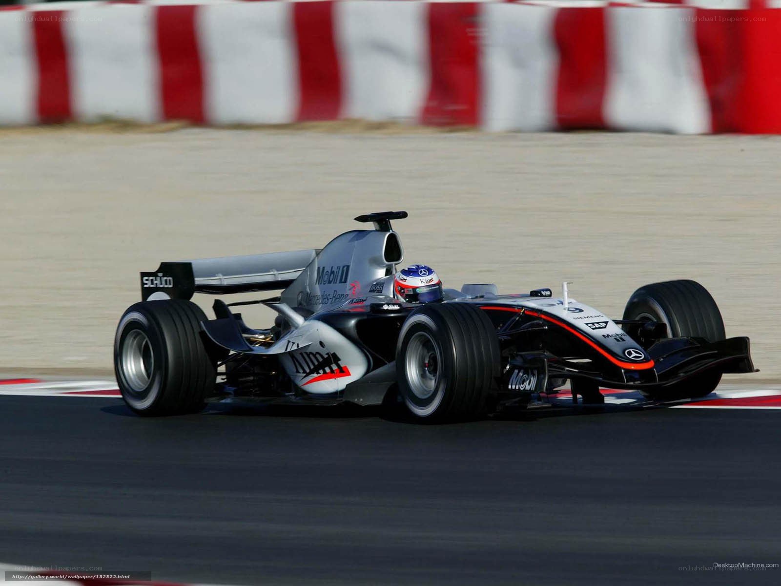Formula 1 car on track