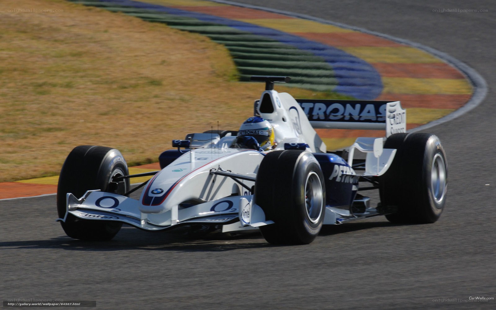 Formula 1 car on track