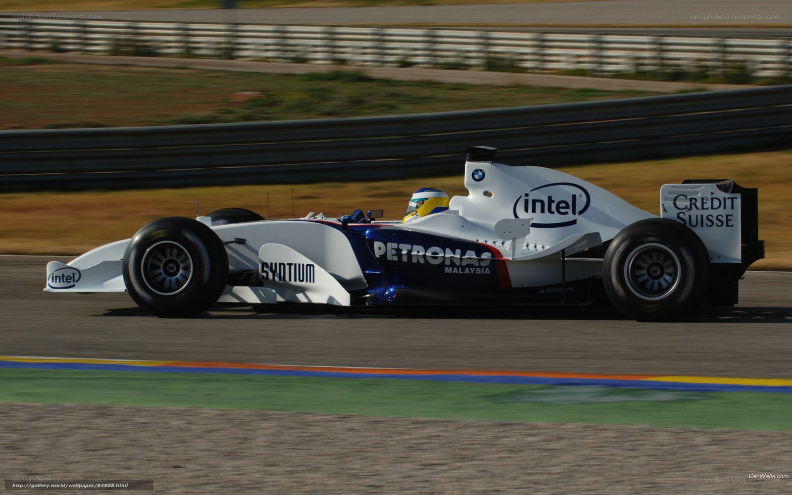 Formula 1 car on track