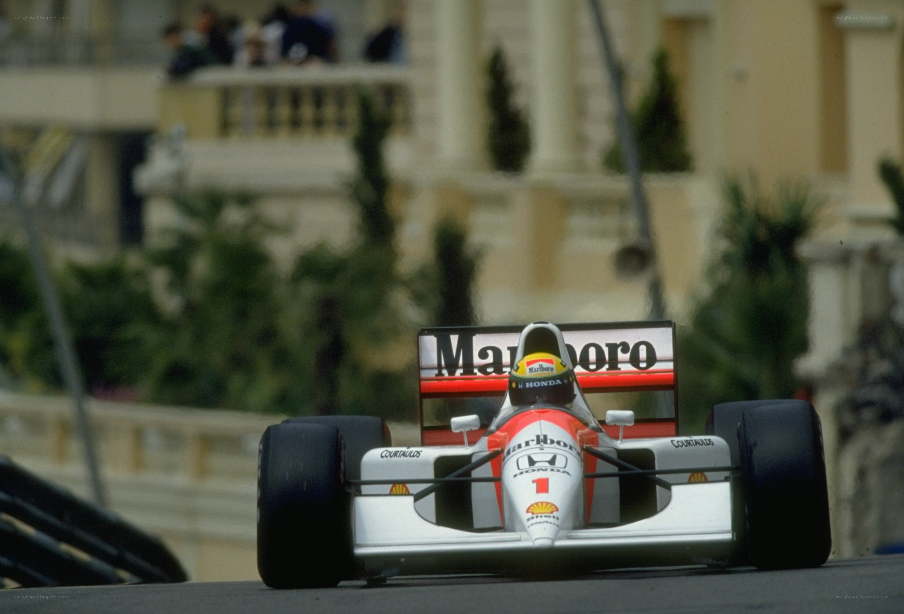 Formula 1 car on track
