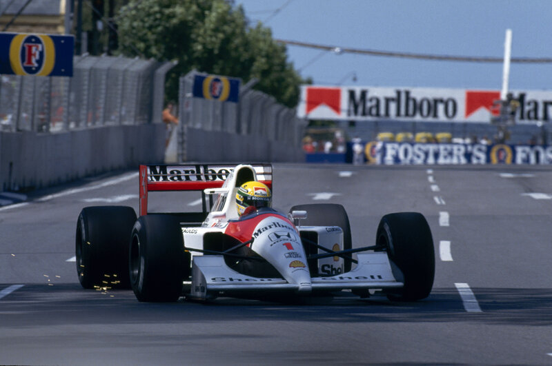 Formula 1 car on track