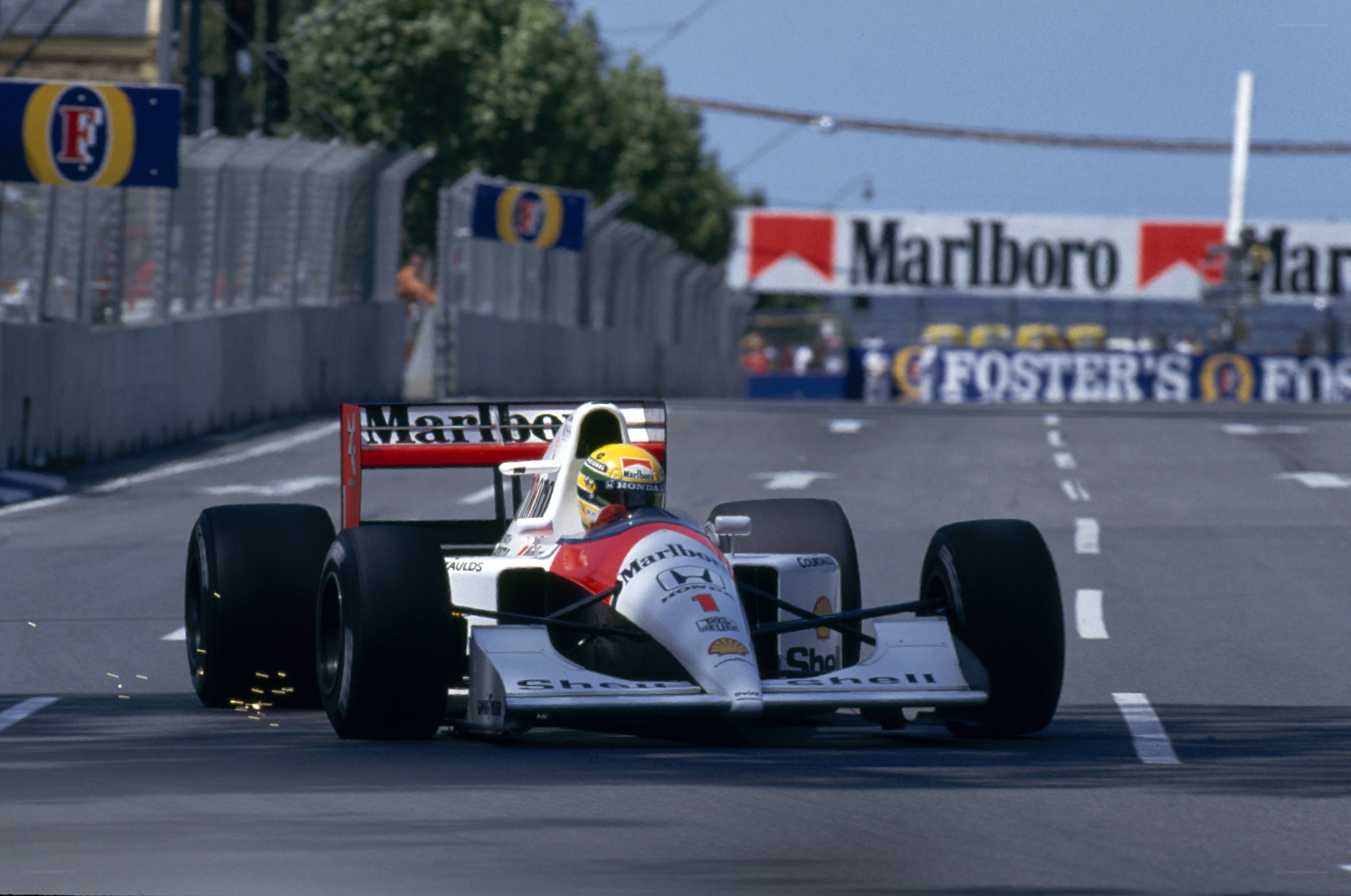 Formula 1 car on track