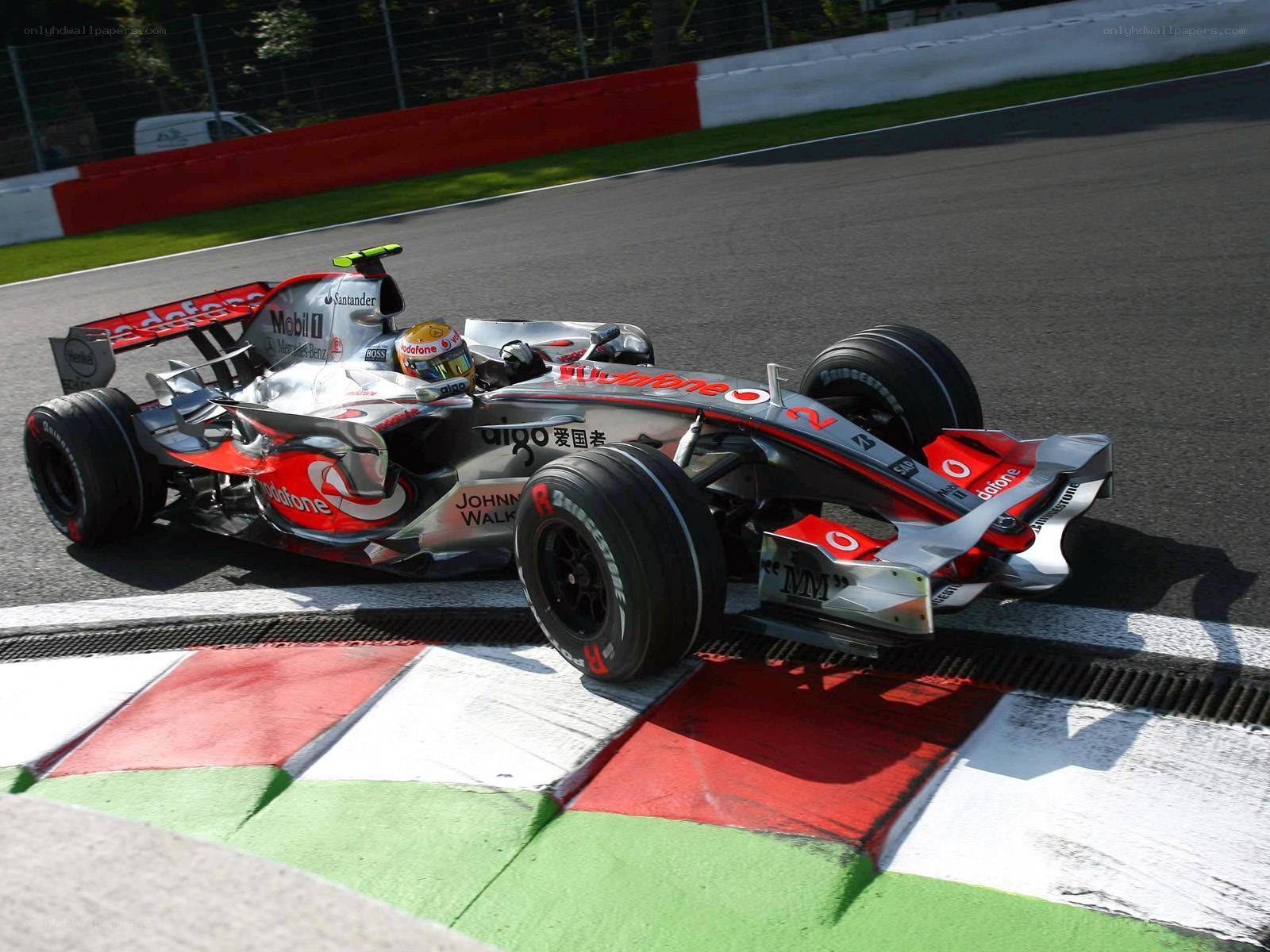 Formula 1 car on track