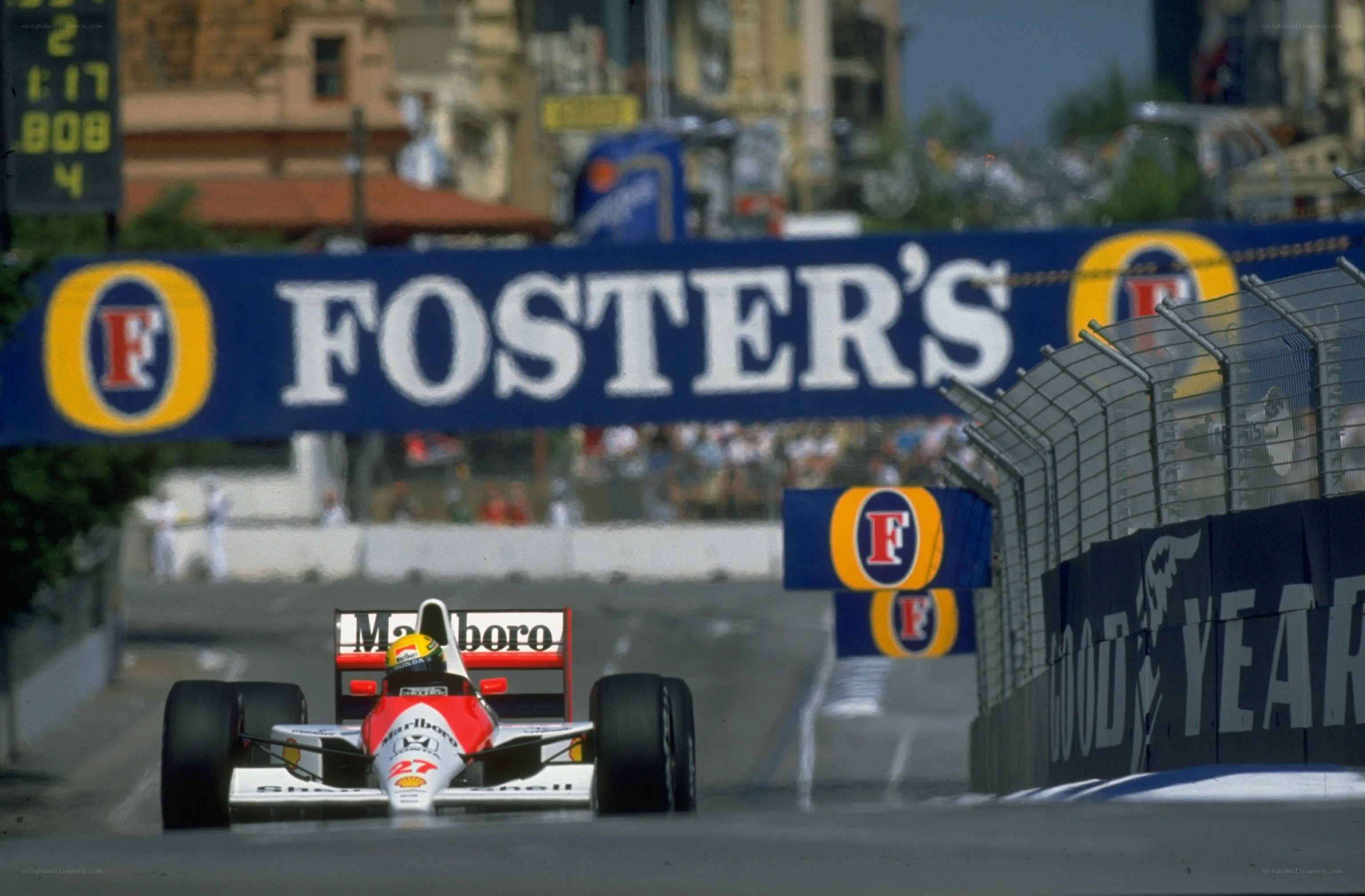 Formula 1 car on track