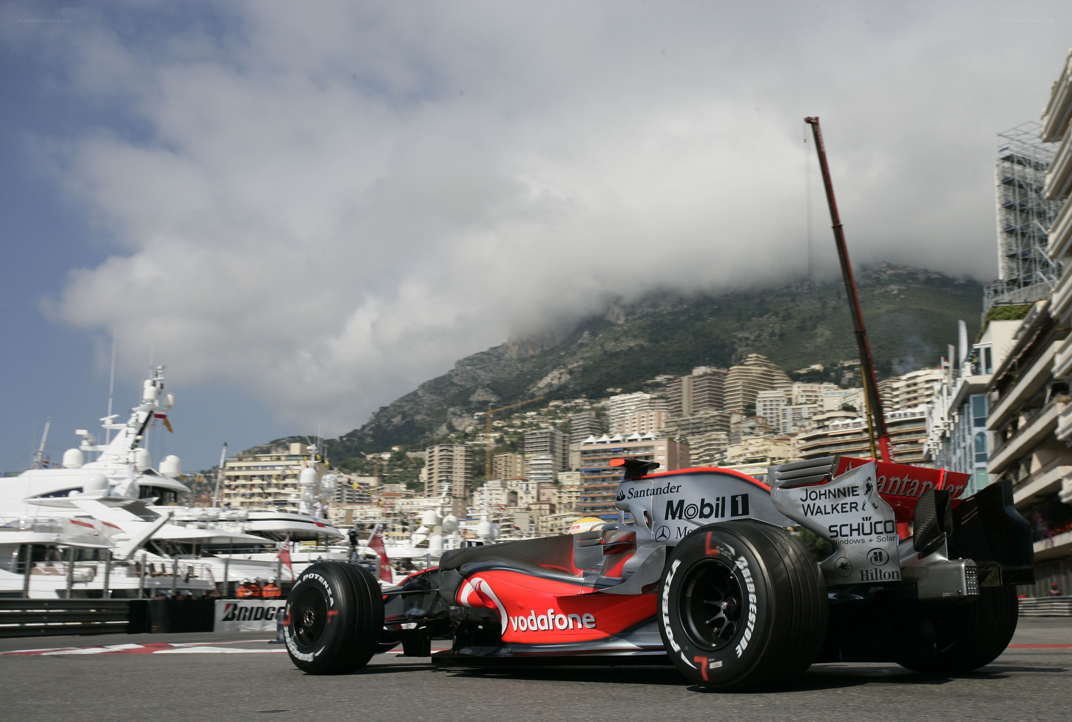 Formula 1 car on track