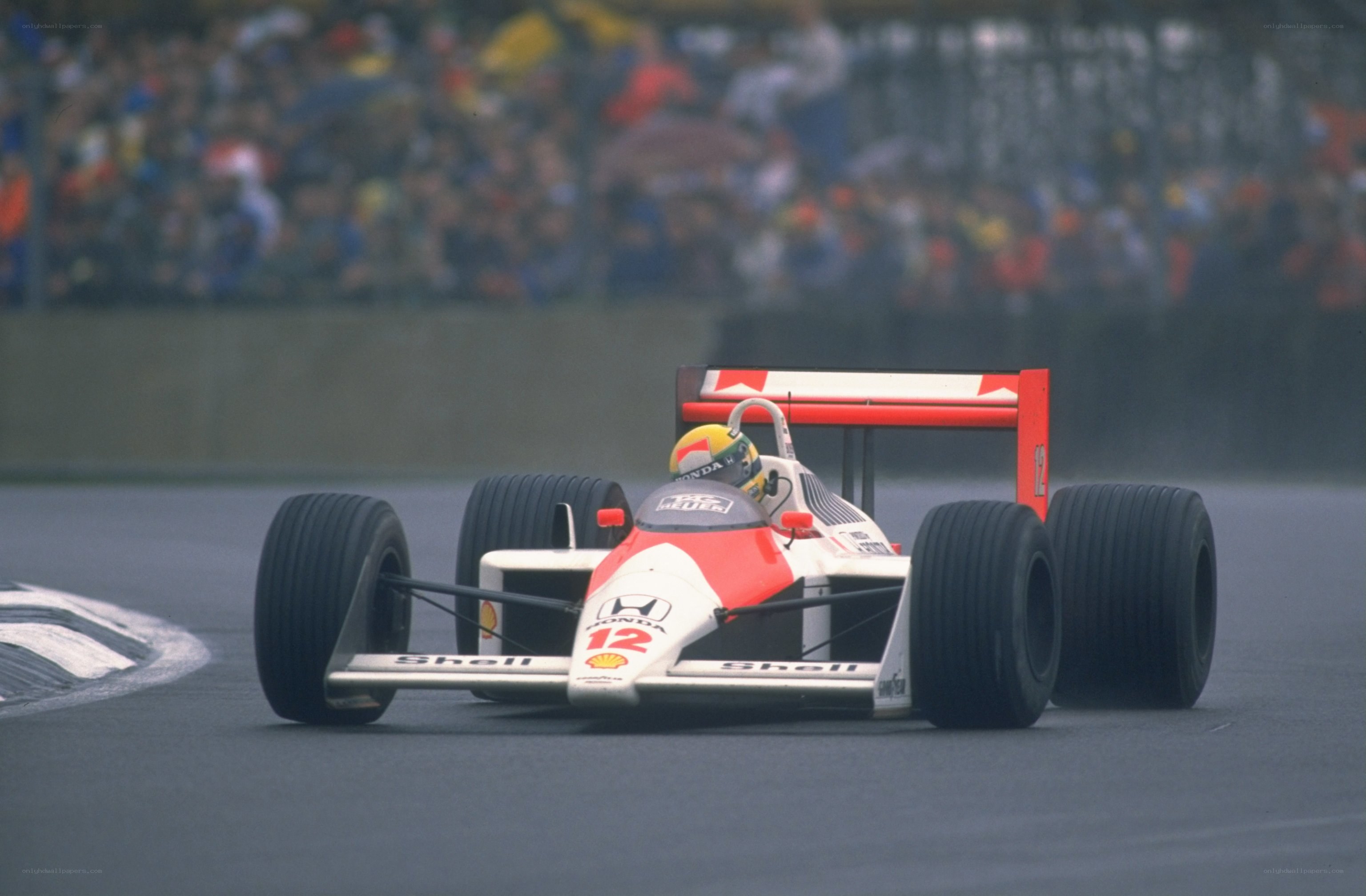 Formula 1 car on track
