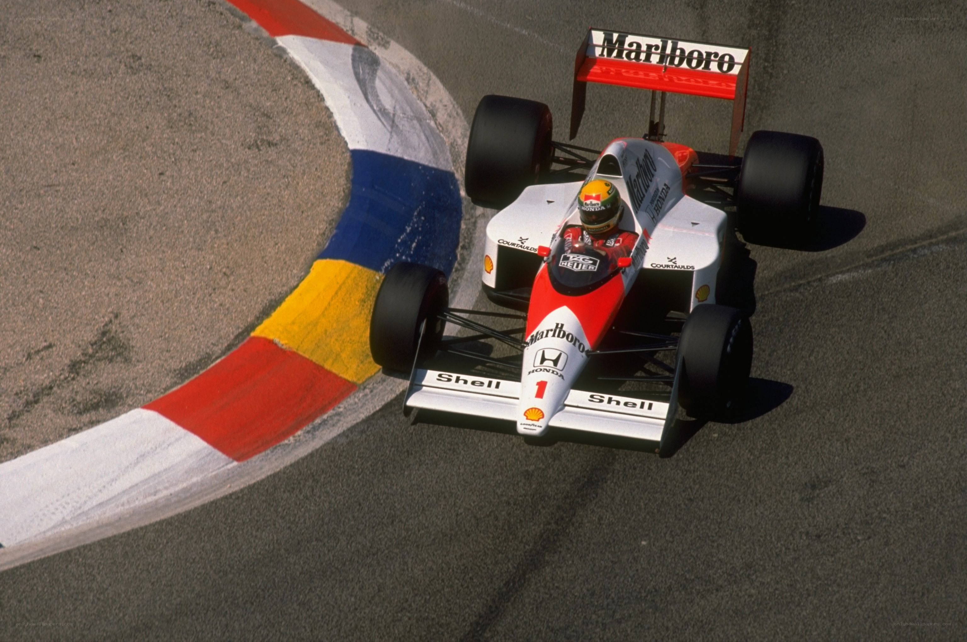 Formula 1 car on track