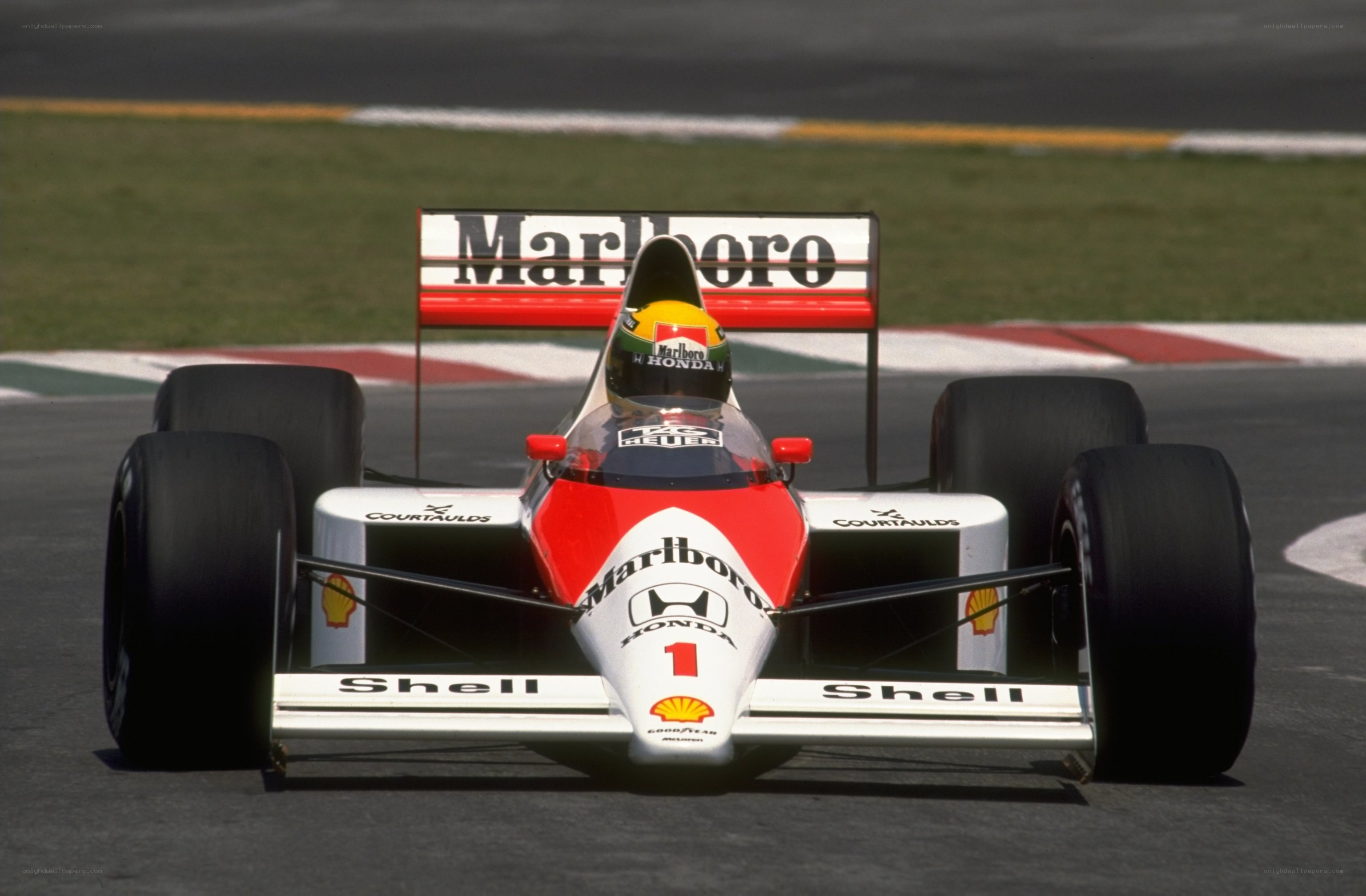 Formula 1 car on track