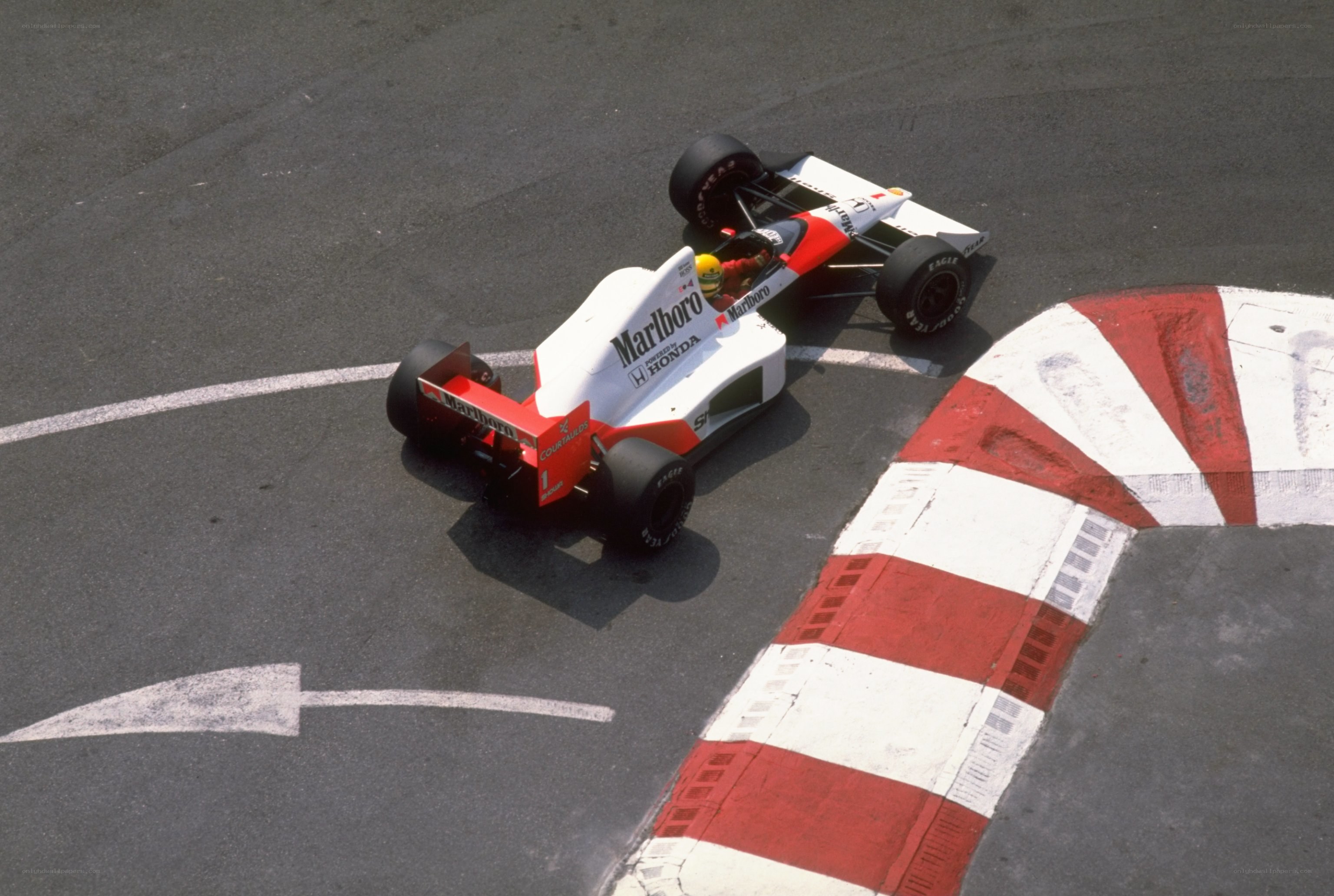 Formula 1 car on track