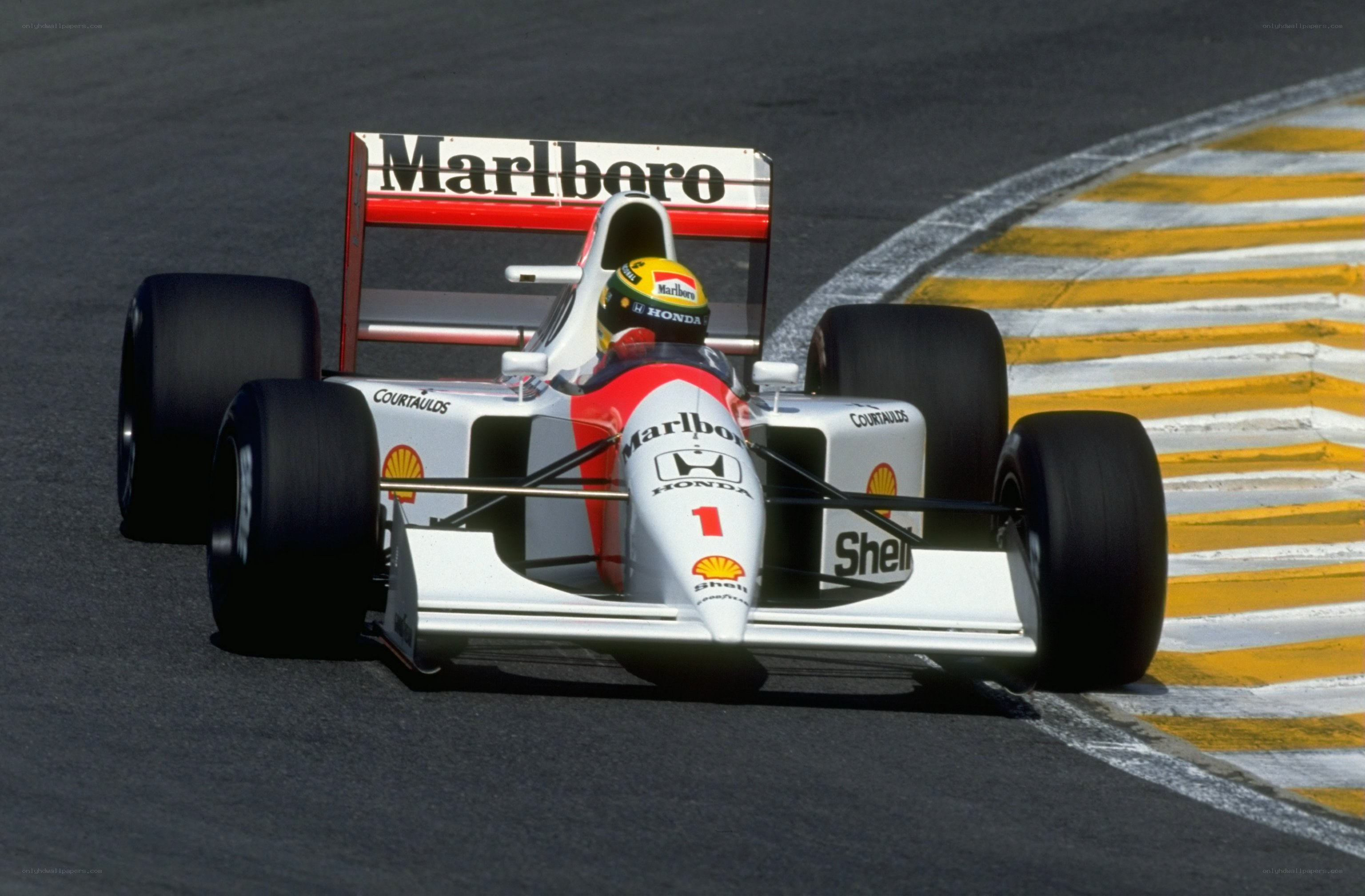 Formula 1 car on track