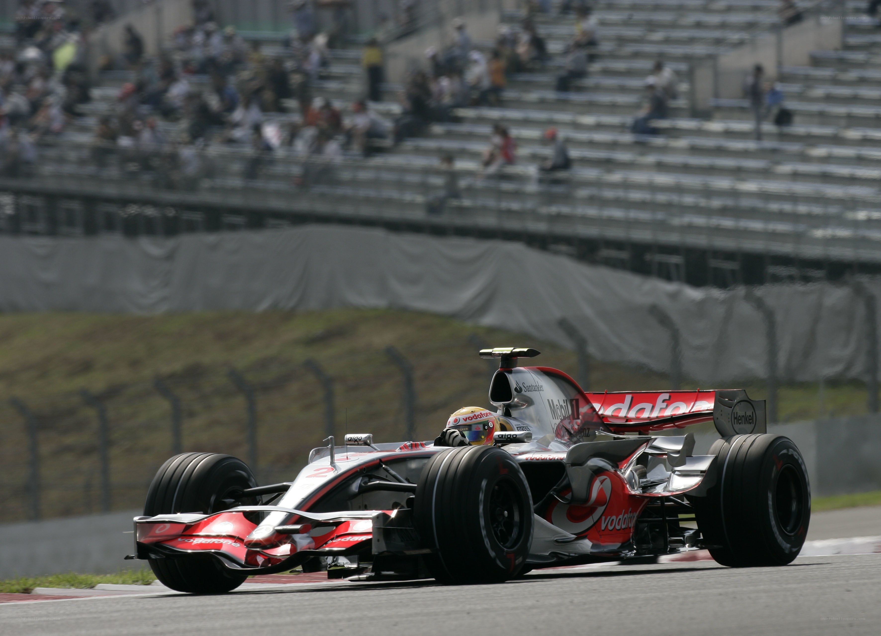 Formula 1 car on track