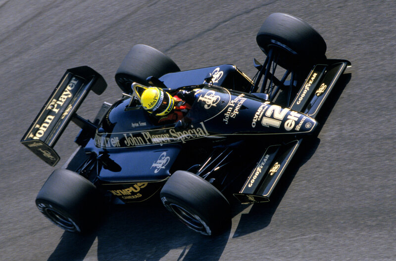 Formula 1 car on track