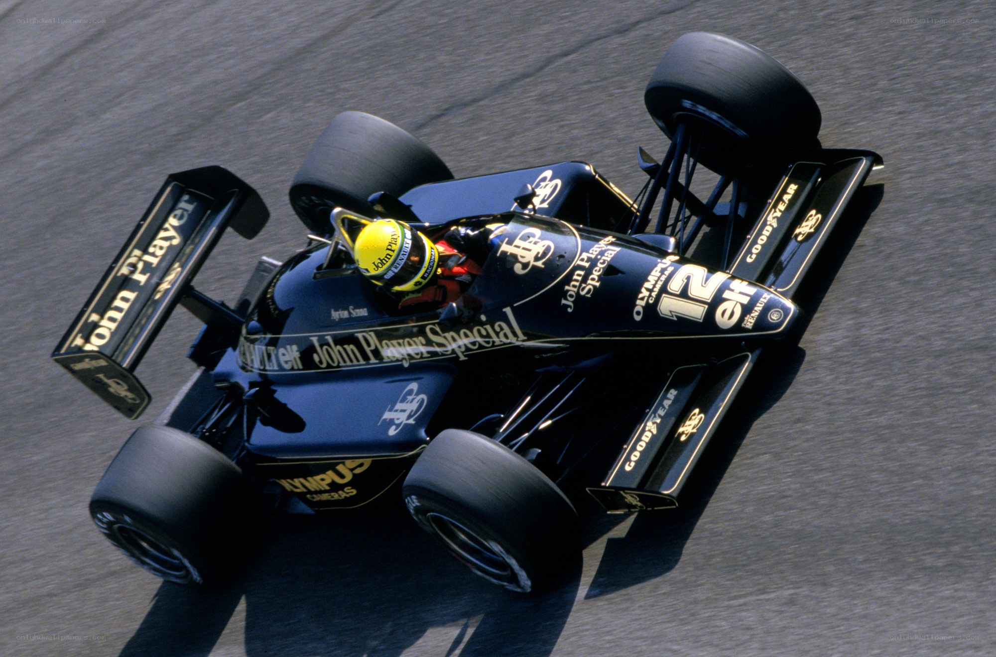 Formula 1 car on track