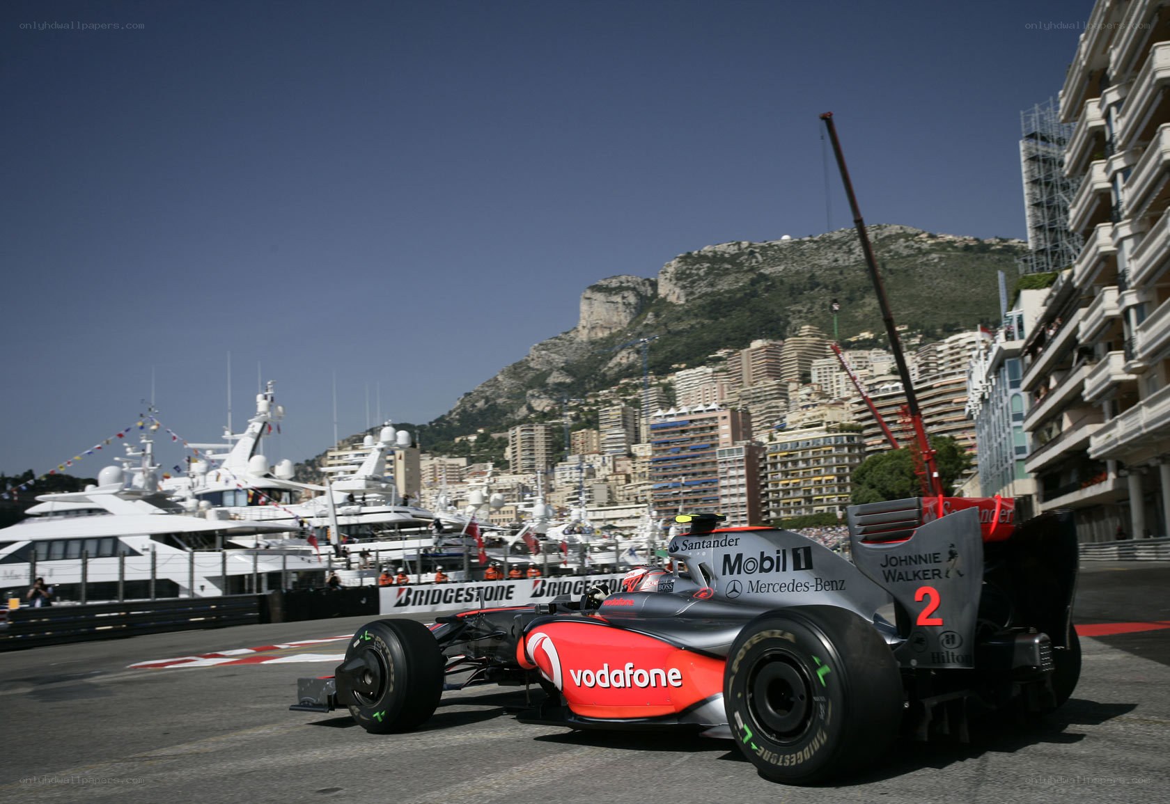 Formula 1 car on track